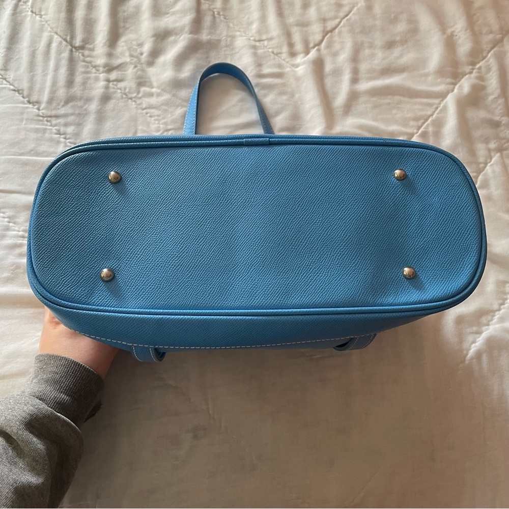 Dooney and Bourke Tote Bag Blue Purse - Picture 4 of 15